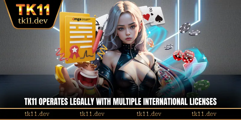 TK11 operates legally with multiple international licenses