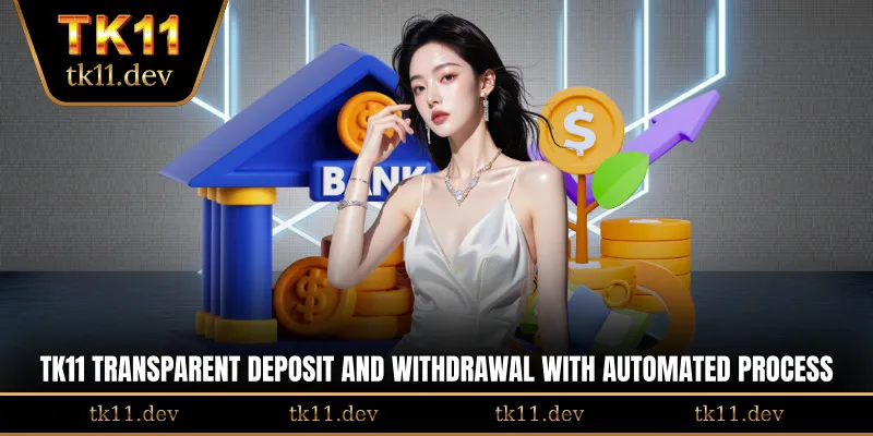 TK11 transparent deposit and withdrawal with automated process