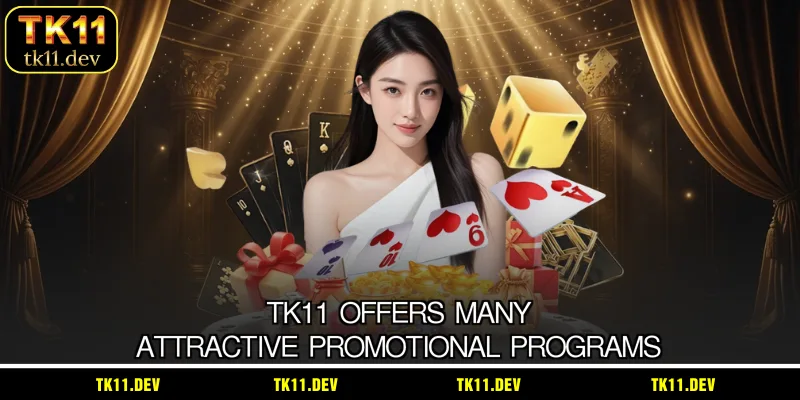 TK11 offers many attractive promotional programs